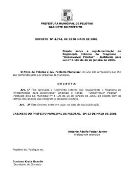 Decreto Nº 4.744 - Associação Comercial de Pelotas