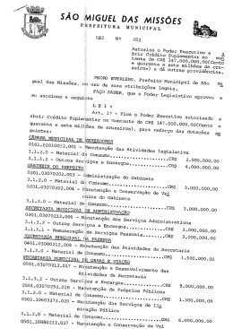 _ PEDRO EVERLING, Prefeito Municipal de São