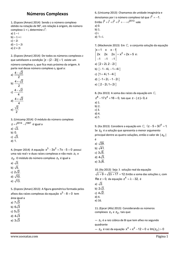 Numeros Complexosxx