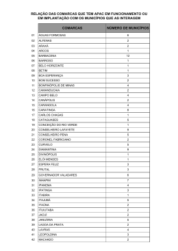 Apacs em Minas - Tribunal de Justi&ccedil;a de Minas Gerais