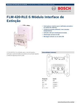FLM-420-RLE-S Módulo Interface de Extinção