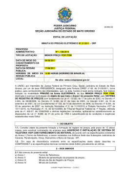 Edital de Preg&atilde;o