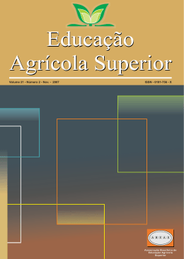 Revista Educa&ccedil;&atilde;o Agr&iacute;cola Superior