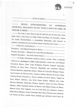 Ata n&ordm;. 02/2013 - Munic&iacute;pio de Pa&ccedil;os de Ferreira