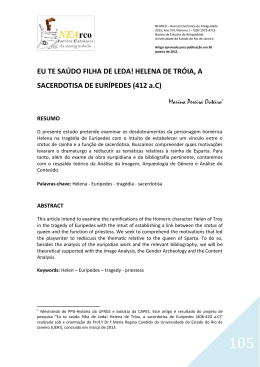 EU TE SA&Uacute;DO FILHA DE LEDA! - Revista NEARCO