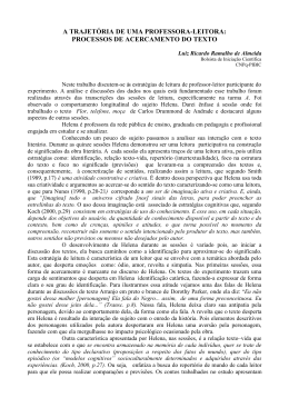 A TRAJET&Oacute;RIA DE UMA PROFESSORA-LEITORA