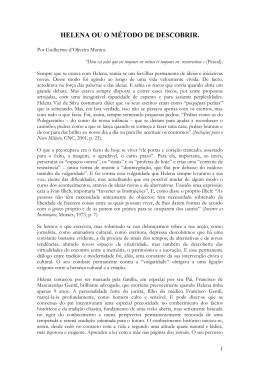 HELENA OU O M&Eacute;TODO DE DESCOBRIR.