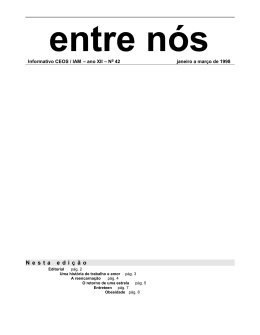 Entre n&oacute;s 42 - a era do esp&iacute;rito