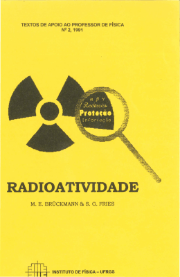 RADIOATIVIDADE - Instituto de F&iacute;sica