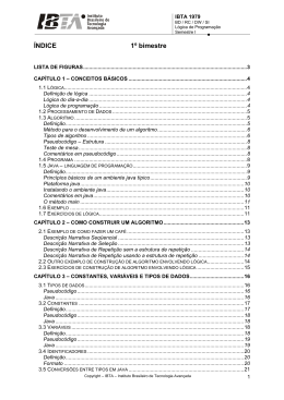 &Iacute;NDICE 1&ordm; bimestre
