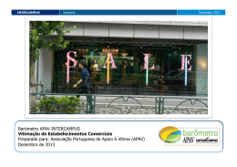 Vitima&ccedil;&atilde;o de Estabelecimentos Comerciais