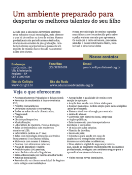 Um ambiente preparado para