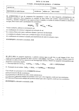 1ª Etapa - Prova 1