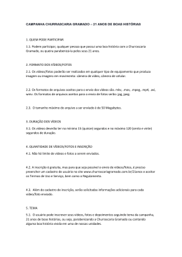 1. QUEM PODE PARTICIPAR 1.1. Podem participar, qualquer