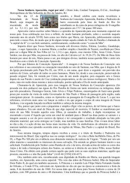 Nossa Senhora Aparecida, rogai por n&oacute;s!