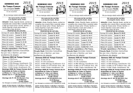 Marcador 25 de outubro a 01 de novembro