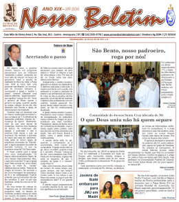 S&atilde;o Bento, nosso padroeiro, roga por n&oacute;s!