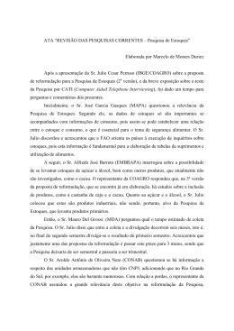 (Revis&atilde;o das Pesquisas Correntes