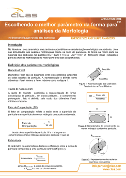 Escolhendo o melhor par&acirc;metro da forma para