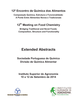 Extended Abstracts - Reposit&oacute;rio Aberto da Universidade do Porto