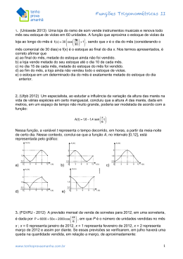 Funções Trigonométricas II