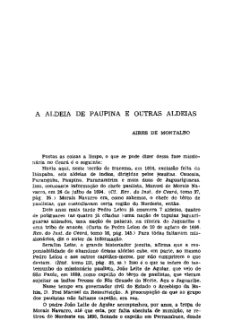 A ALDEIA DE PAUPINA E OUTRAS ALDEIAS