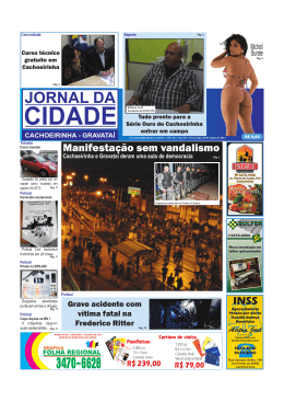 vers&atilde;o em PDF - Jornal da Cidade