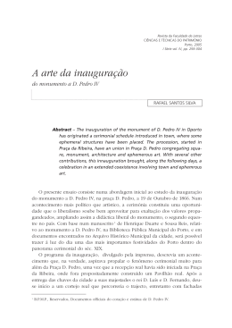 A arte da inaugura&ccedil;&atilde;o