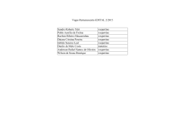 Lista de Classificados