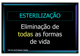 Esteriliza&ccedil;&atilde;o - FORP