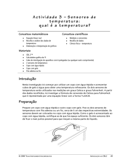 qual &eacute; a temperatura?