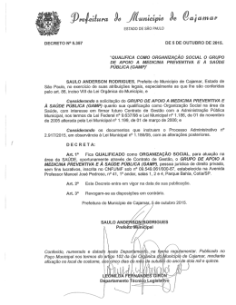 &ldquo;QUALIFIcA como QRGANIZA&Ccedil;&Atilde;O socIAI.. o GRU/ao DE APo/o A