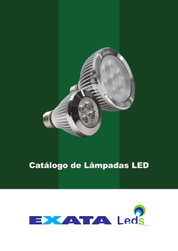 Catálogo de Lâmpadas LED