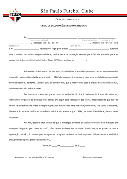 Termo de Responsabilidade