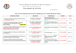Eletivas - Faculdade de Direito da UERJ