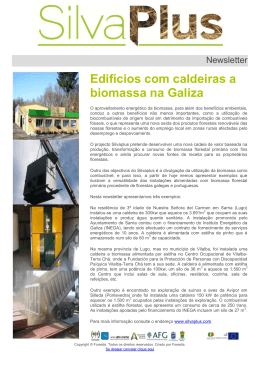 Edifícios com caldeiras a biomassa na Galiza