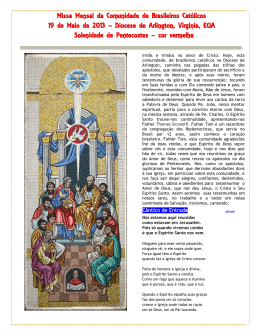 19.maio.2013 - fontecatolica.com