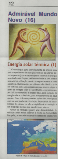 Admir&aacute;vel mundo novo (16): A Energia Solar T&eacute;rmica