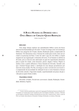 A BUSCA HUMANA DA DIVERS&Atilde;O SOB A &Oacute;TICA