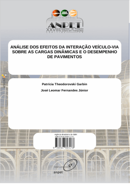 an&aacute;lise dos efeitos da intera&ccedil;&atilde;o ve&iacute;culo-via sobre as cargas