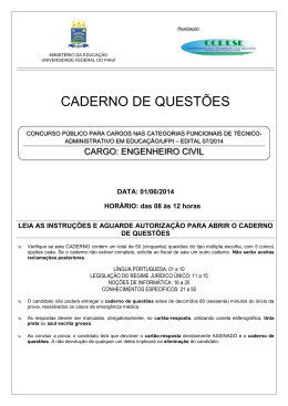 Engenheiro Civil - Copese