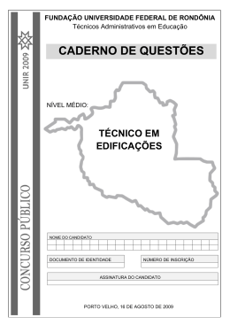 prova t&eacute;c. em edifica&ccedil;&otilde;es