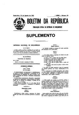 crimes contra a seguran&ccedil;a do Estado.