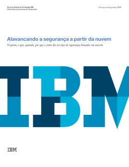 Segurança e Computação em Nuvem