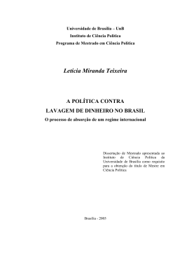 2005_Leticia Miranda Teixeira - Repositório Institucional da UnB