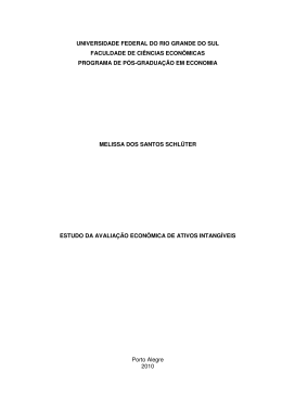 Estudo da avalia&ccedil;&atilde;o econ&ocirc;mica de ativos intang&iacute;veis