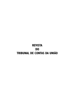a-Revista 89_Separata.p65 - Tribunal de Contas da Uni&atilde;o