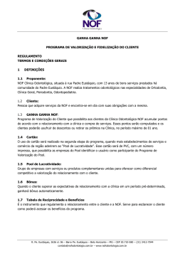 GANHA GANHA NOF PROGRAMA DE VALORIZA&Ccedil;&Atilde;O E