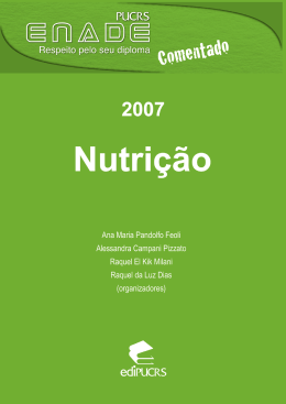 ENADE Comentado 2007: Nutrição