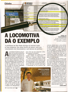 A LOCOMOTIVA - dados municipais